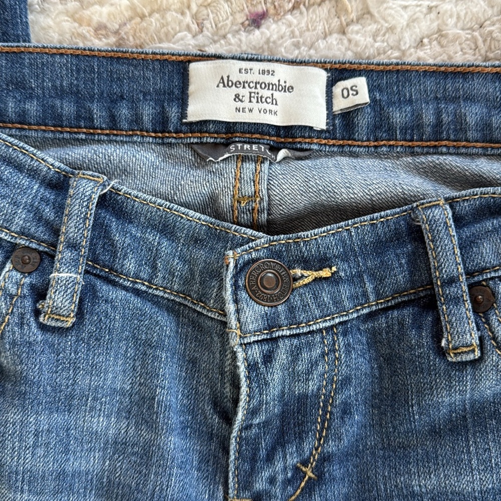 Vintage Abercrombie & Fitch Jeans Bootcut Size 0 - Picture 2 of 7